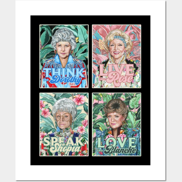 The Golden Girls - Legends Wall Art by Leopards